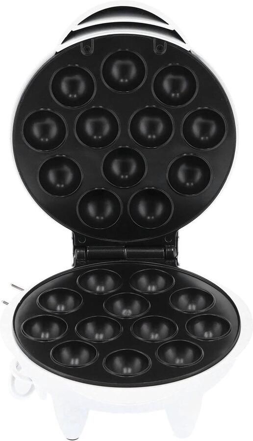 Octopus Ball Maker Eierwafelijzer Cake Snacks Maken Dubbelzijdig Verwarmen 22 cm Breed Wit