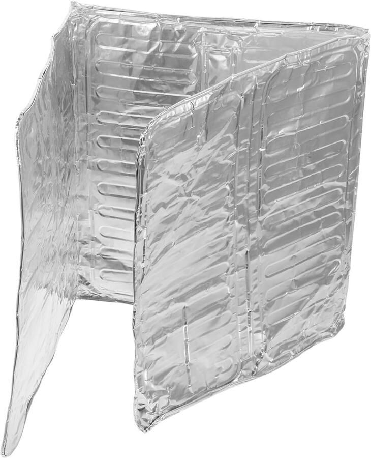Olie Spatscherm Keuken Beschermer Koken Beschermen Warmte Isolatie 32 cm Zilver