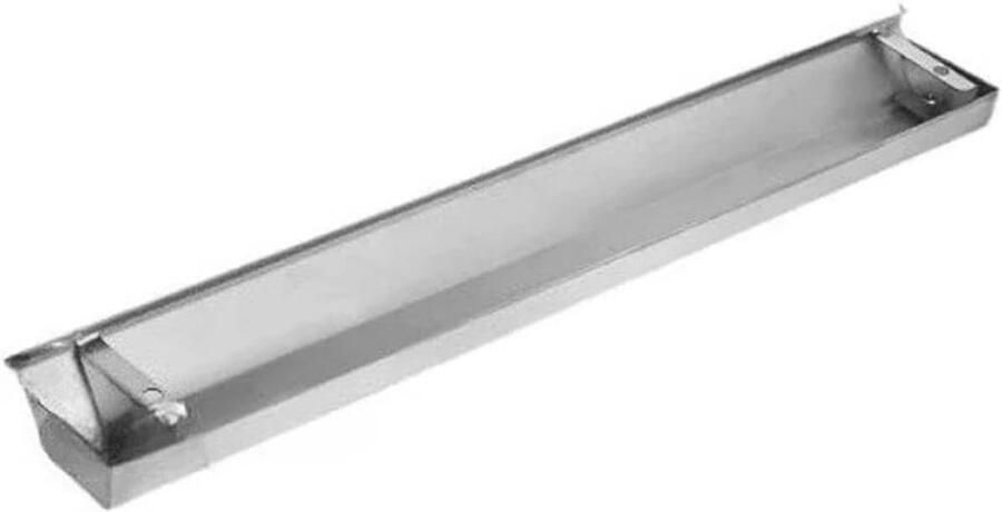 Olieopvangbak Afzuigkap Vetvanger Roestvrijstaal Keuken Schoonhouden Verstelbaar Universeel 42x6 cm Zilver