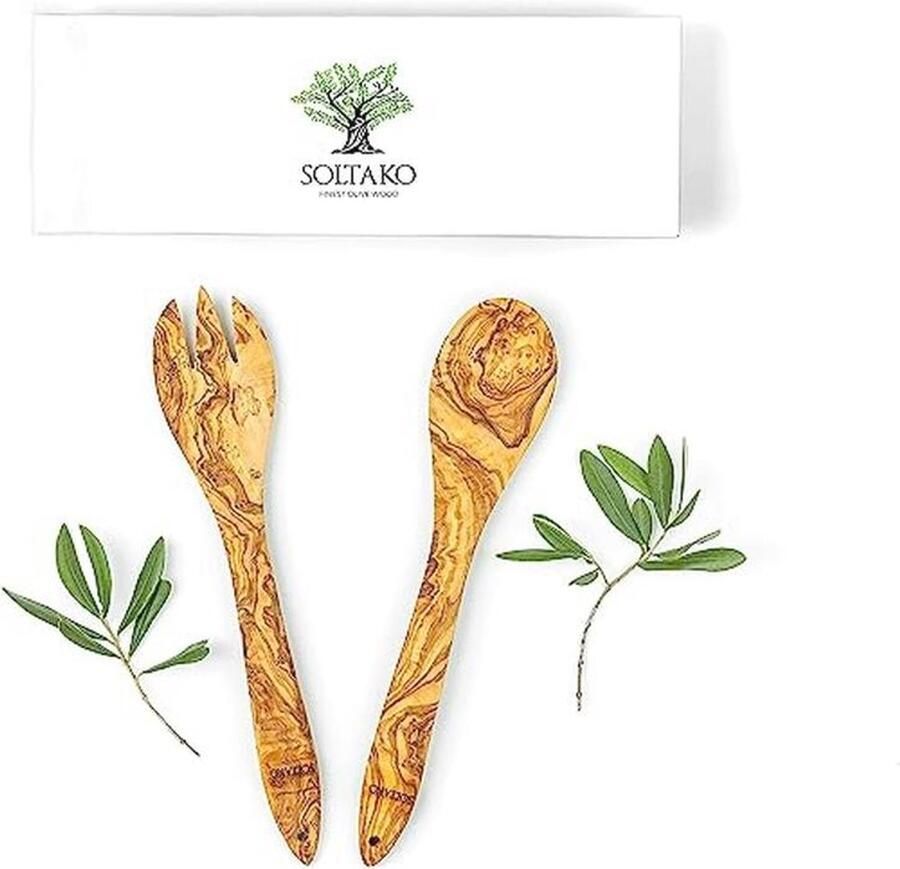 Olijfhouten slabestek set handgemaakt uniek en antibacterieel