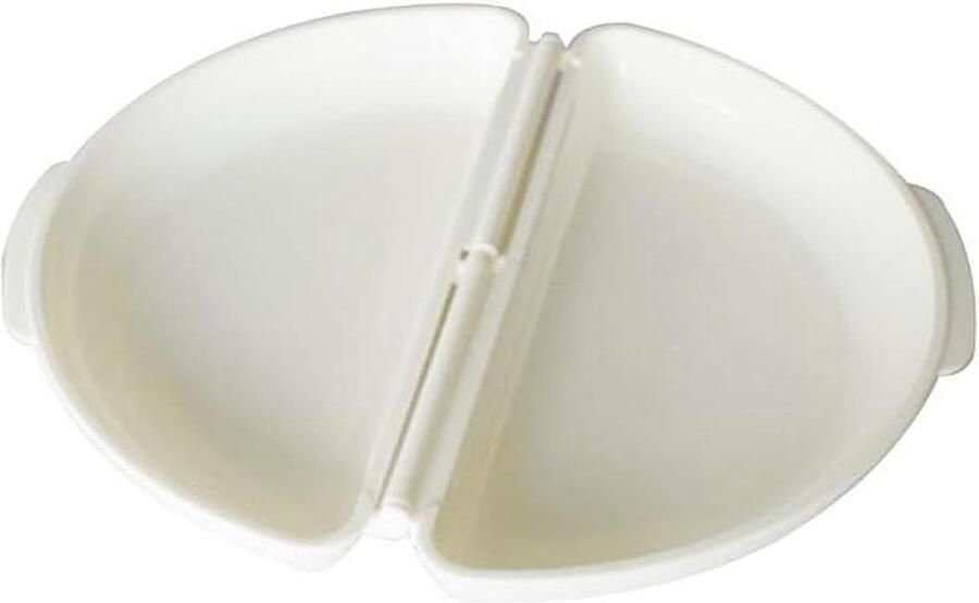 Omelet Maker Ei Bakvorm Magnetron Bereiding Antiaanbaklaag 11.5 x 21 cm Wit