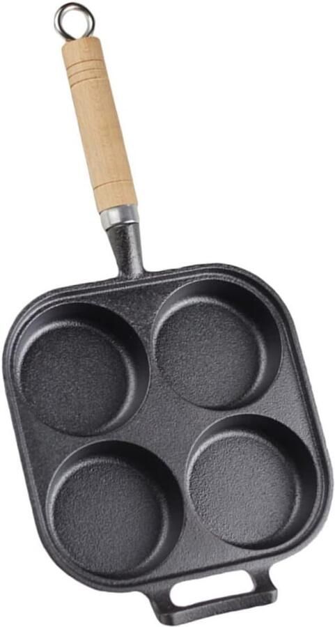 Omelet Pan Ei Bakvorm Ontbijt Maken Vier Gaten 4 Eieren Kleuren