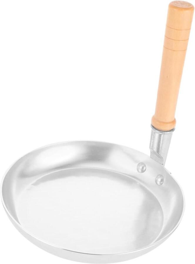 Omelet Pan Eierpan Braadpan Ontbijt Bakken Antiaanbaklaag 18.5 cm Zilver