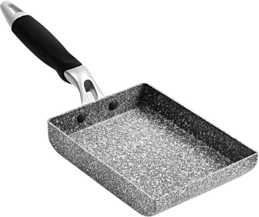 Omelet Pan Japanse Koekenpan Ontbijt Maken Anti-aanbak Laag 37x13cm Multicolor