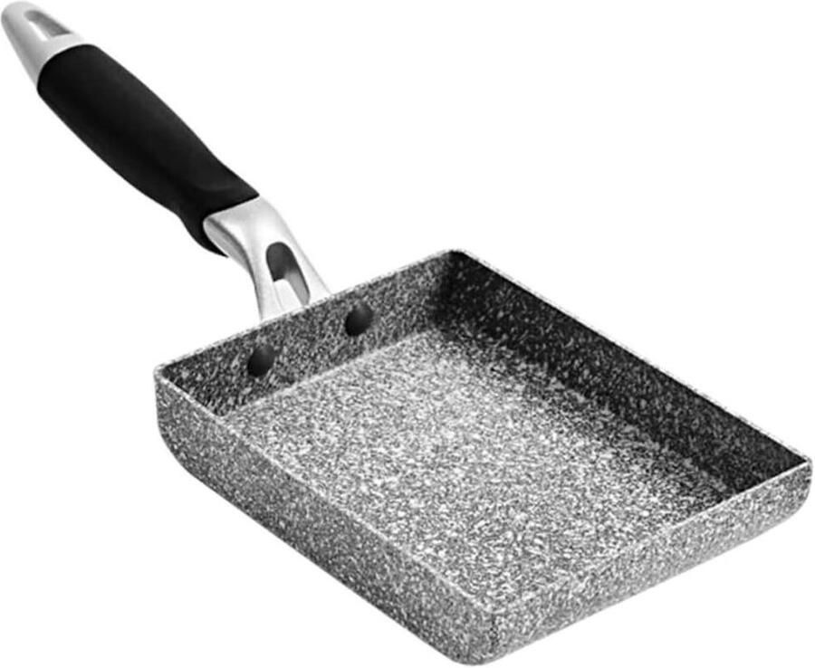 Omelet Pan Japanse Koekenpan Ontbijt Maken Maifanite Steen Coating 37x13cm Multicolor