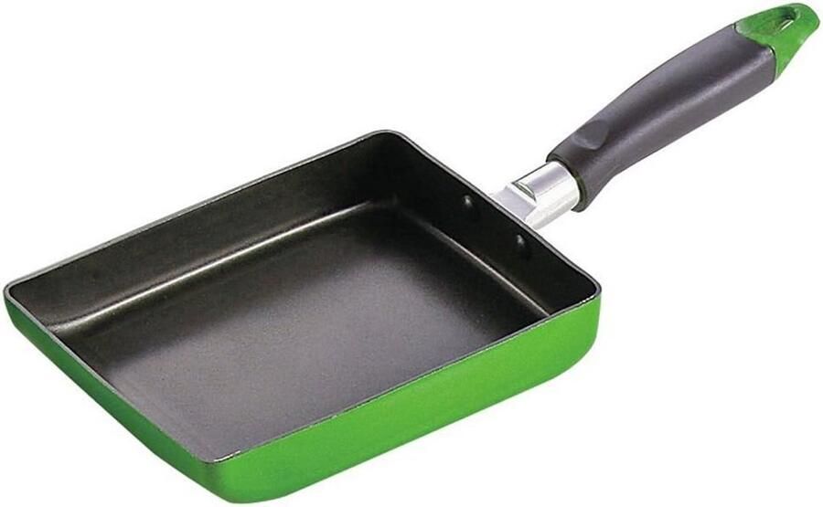 Omelet Pan Japanse Koekenpan Ontbijt Maken Rechthoekige Vorm 13x18 cm Metaal