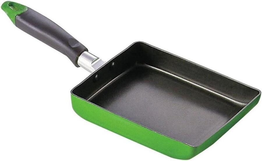 Omelet Pan Japanse Koekenpan Ontbijt Maken Rechthoekige Vorm 13x18 cm Metaal