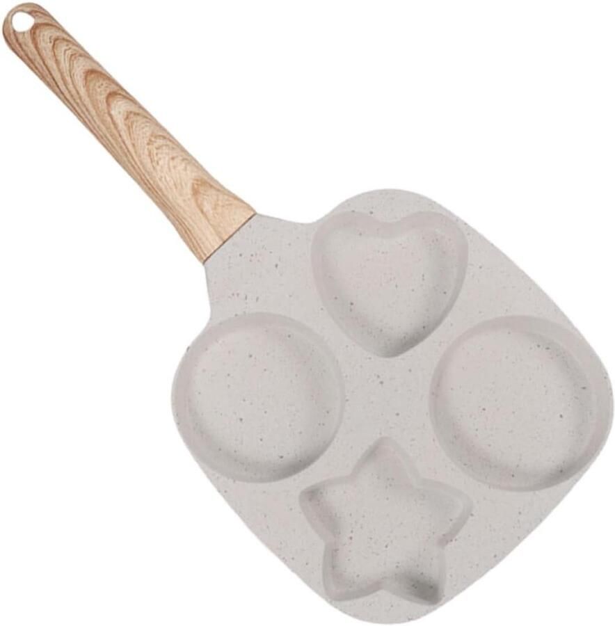 Omelet Pan Koekenpan Eieren Ontbijt Maken Vierkante Vorm 23x23x4 CM Grijs