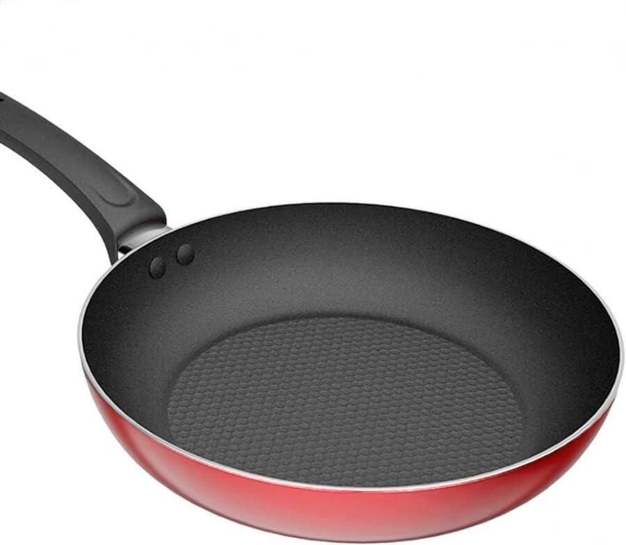 Omelet Pan Koekenpan Ontbijt Bereiden Antiaanbaklaag 24CM Zwart