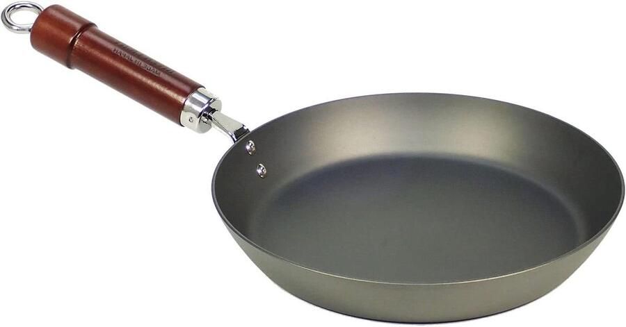 Omelet Pan Koekenpan Rond Ontbijt Maken Gelijkmatige Hitteverdeling 26 cm Roestvrij staal
