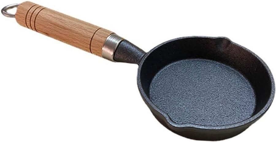 Omelet Pan Koekenpan Wok Ontbijt Bakken Snel Koken 33x16x16cm Zwart