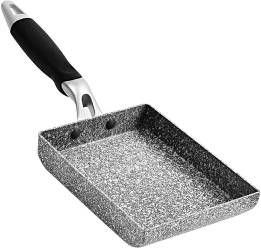 Omelet Pan Tamagoyaki Pan Koekenpan Ontbijt Maken Maifanite Steen Coating 37x13cm Multicolor