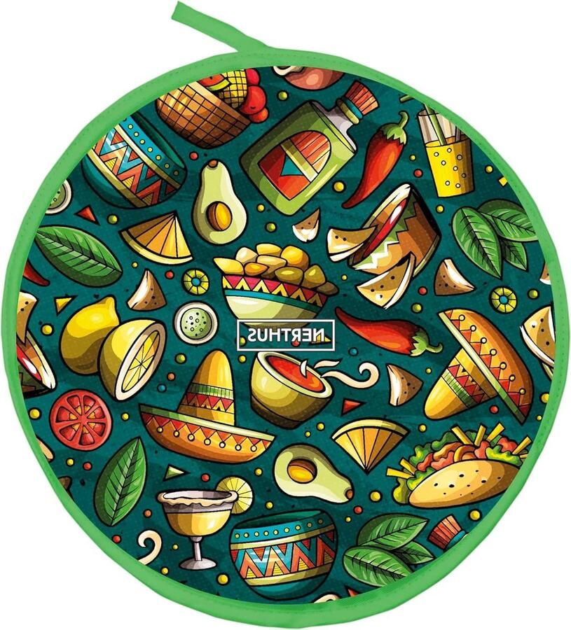 Omelet Verwarmer Tortilla Warmer Omelet Warm Houden Behoudt Vocht 1 Stuk Groen