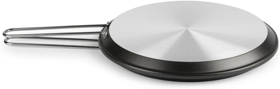 Omeletpan Koekenpan Omeletten Maken Antiaanbaklaag 30 cm Grijs metallic