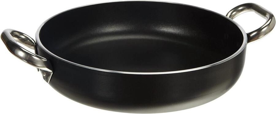 Omeletpan Koekenpan Ontbijt Bereiden 5 mm Dik 28 cm Zwart