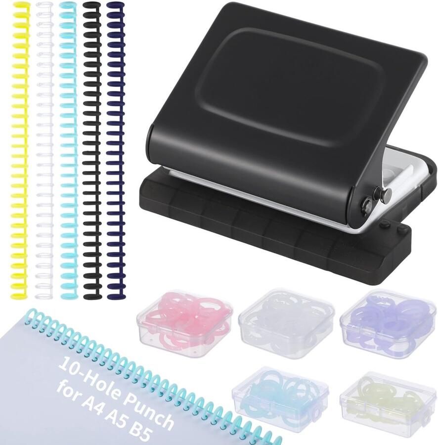 Omgoods 10 Hole Binder Machine Kit: Handmatig Bind Systeem