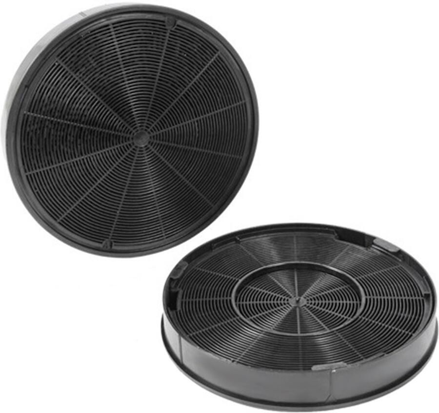 Omgoods 2 Stuks EFF62 Carbonfilters voor Afzuigkap (196 x 37 mm)