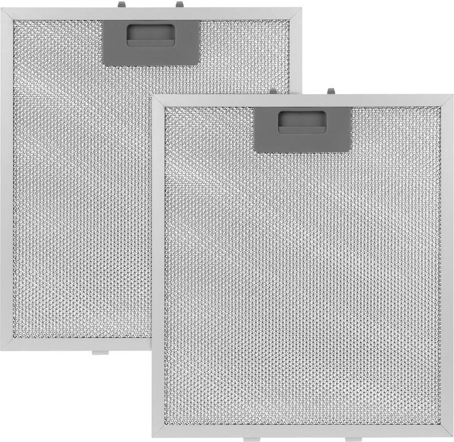 Omgoods 2 Stuks Metalen Vetfilters voor Afzuigkappen