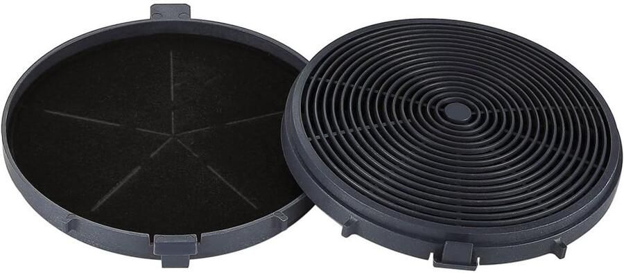 Omgoods 2 x Actieve Koolfilter voor Afzuigkappen Direct Klaar voor Gebruik