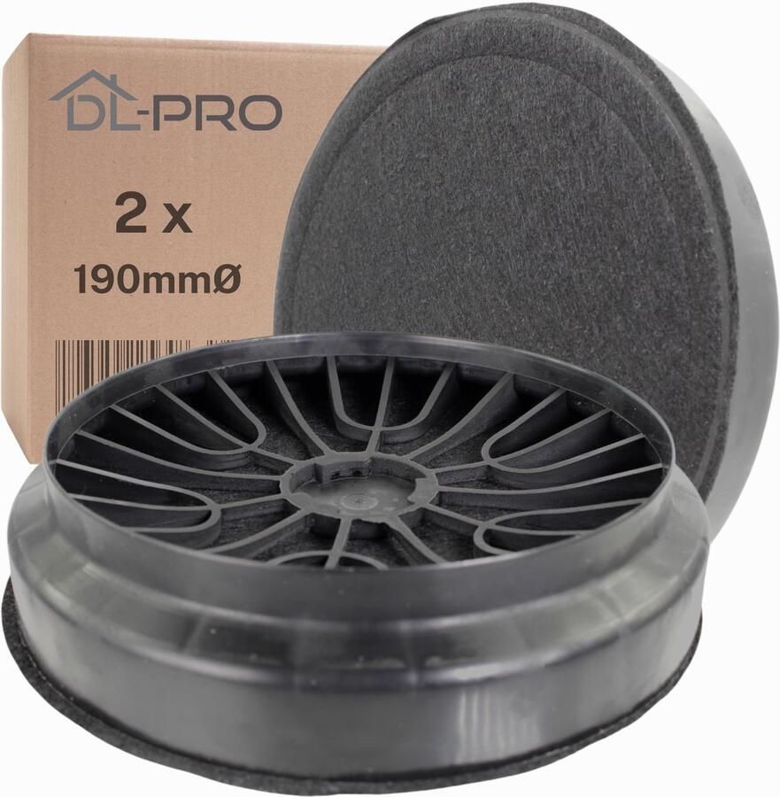 Omgoods 2 x Carbon Filter Actief Koolstoffilter voor Afzuigkappen