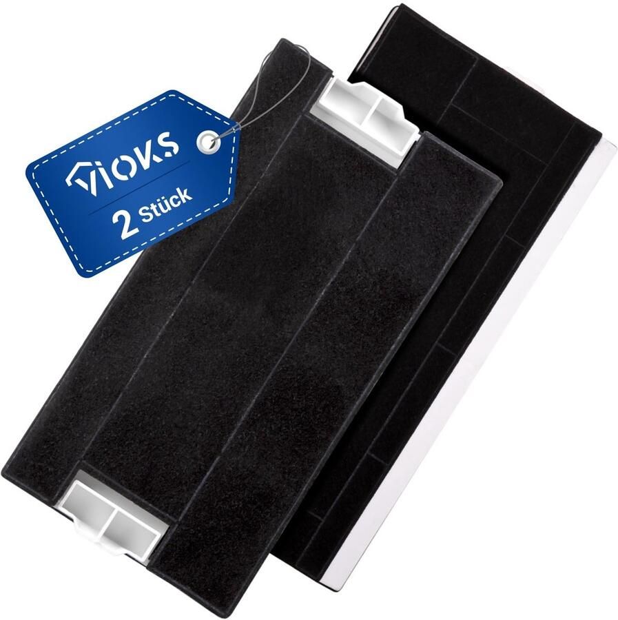 Omgoods 2x Actieve Koolstoffilter voor Afzuigkap Vervangfilter voor Merken