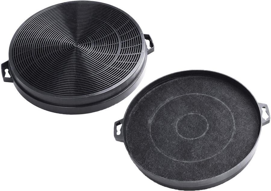 Omgoods 2x Koolstoffilter Ø 150 mm voor Afzuigkap Geschikt voor Constructa Whirlpool Zanussi