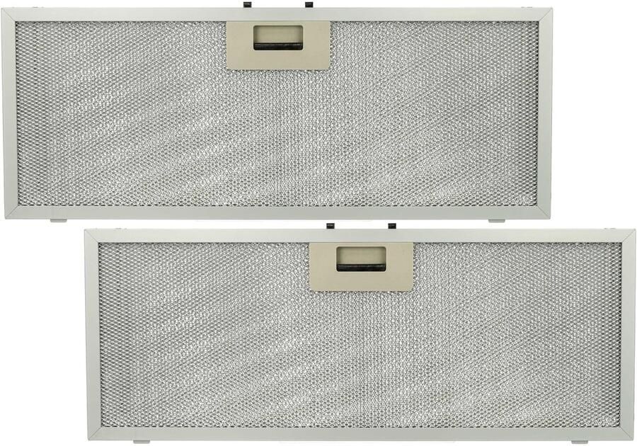 Omgoods 2x Metaal Vetfilter Compatibel met Elica Afzuigkappen