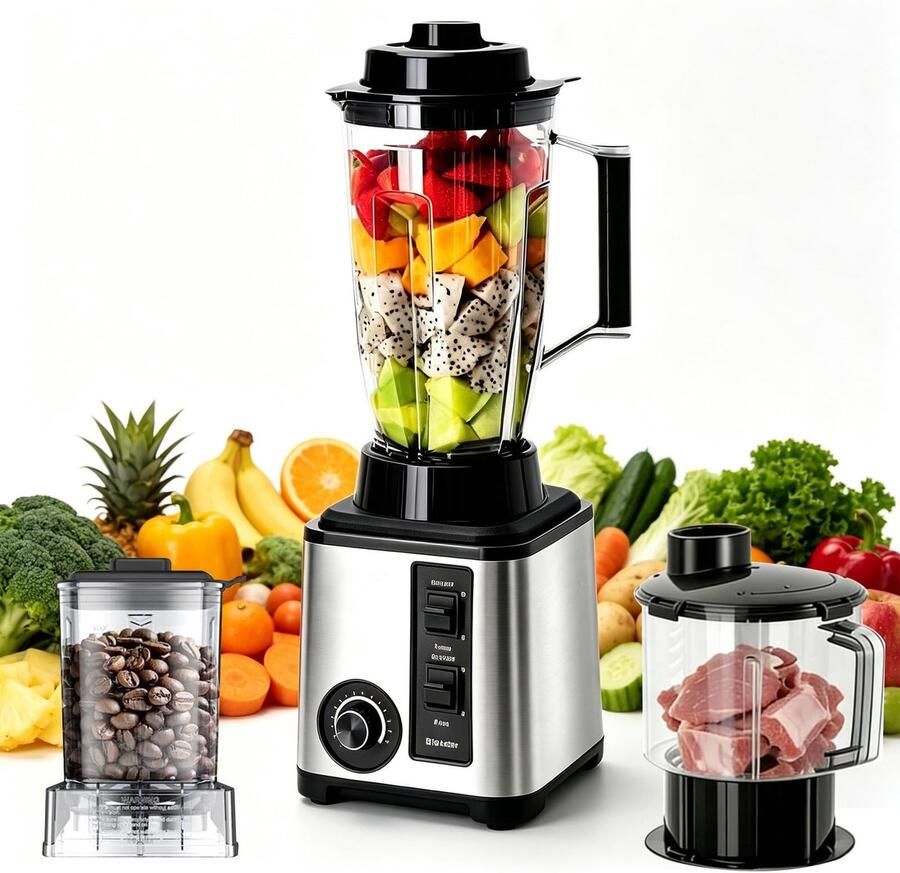 Omgoods 3-in-1 Blender en Smoothiemaker