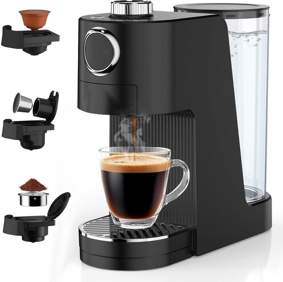 Omgoods 3-in-1 Espresso Machine met 20 Bar Druk