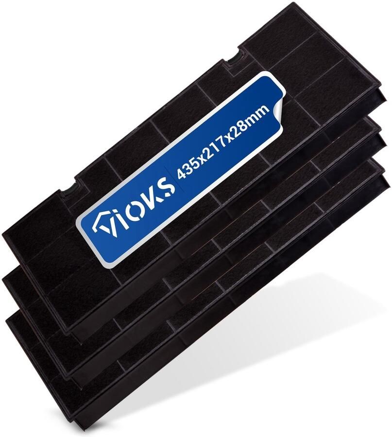 Omgoods 3 Stuks Actieve Koolstoffilter Vervangingen voor Electrolux en Bosch Afzuigkappen