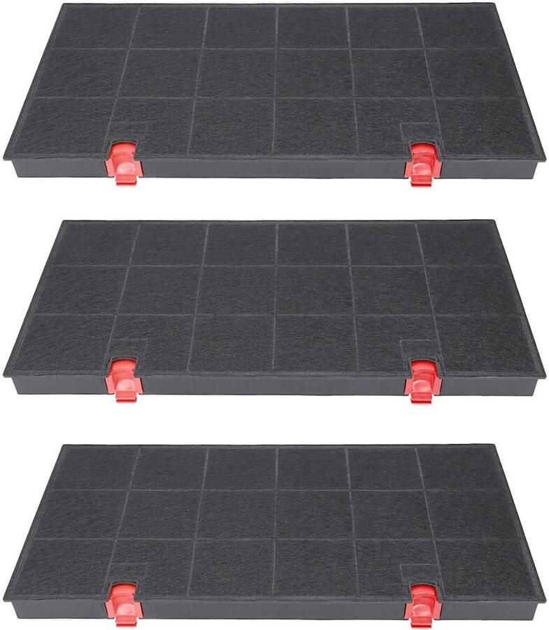 Omgoods 3 x Koolstoffilter Type 150 DKF24 voor Afzuigkappen