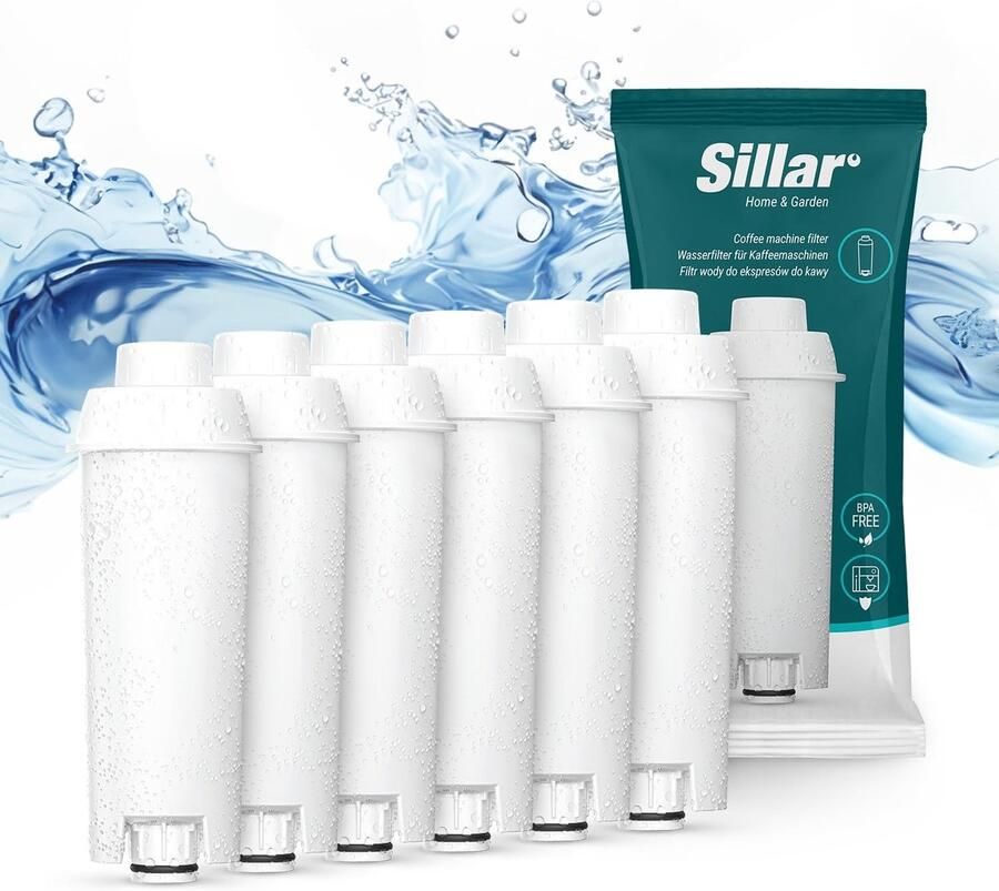 Omgoods 6x Vervangende Waterfilters voor Koffiemachine Compatibel met Series