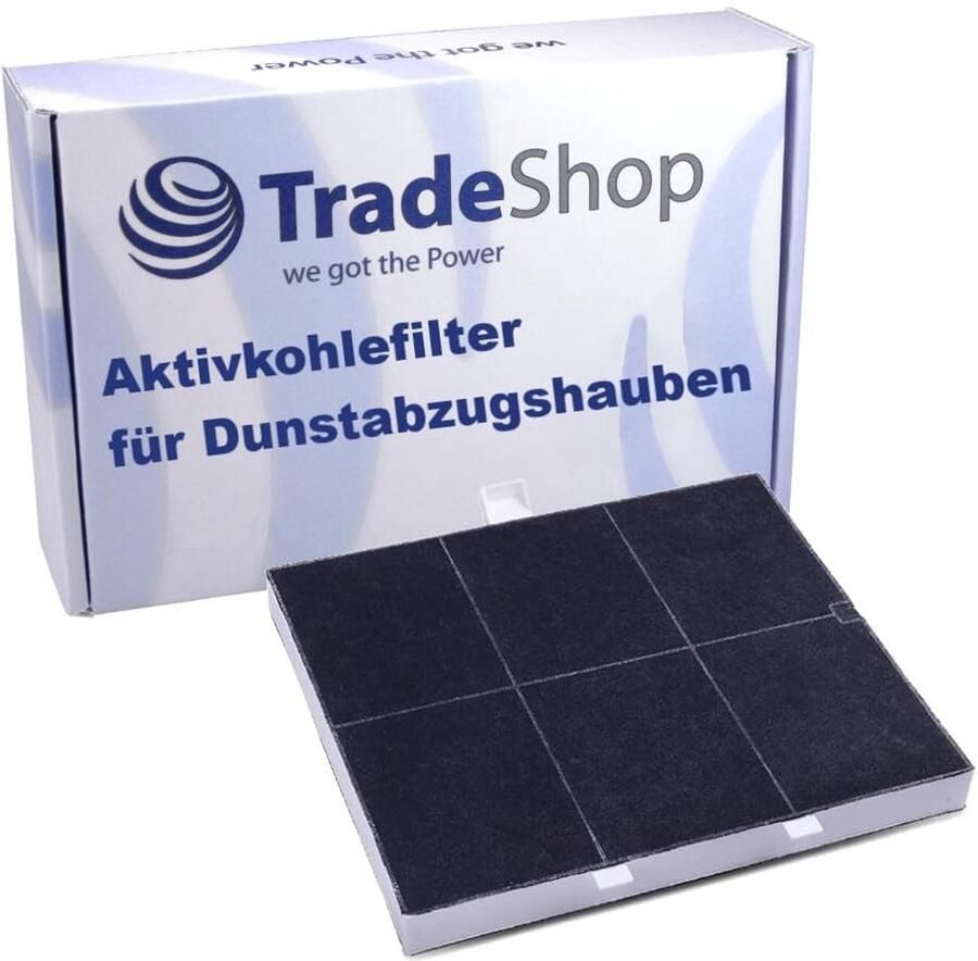 Omgoods Actief Koolstoffilter Vervangingsfilter voor Afzuigkap 255 x 225 x 23 mm