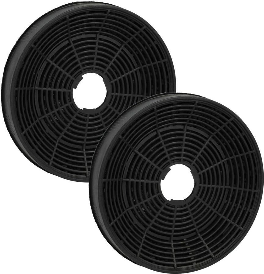 Omgoods Actieve Koolfilter Compatibel met Beko Afzuigkappen Set van 2 Vervangingsfilters 16 cm