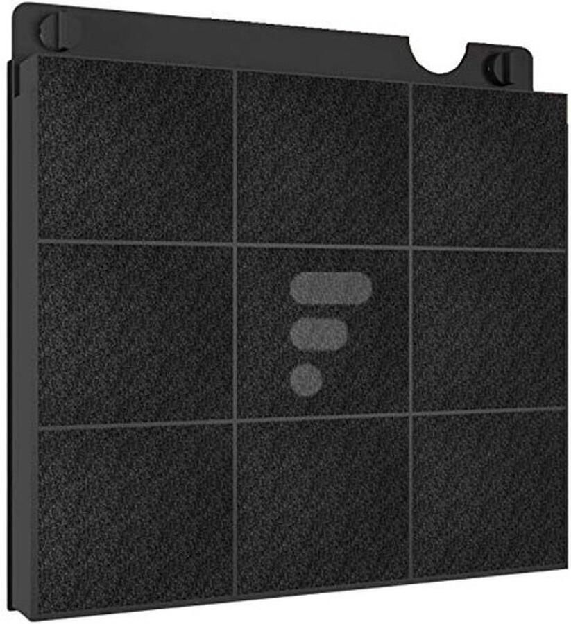 Omgoods Actieve Koolfilter voor Afzuigkappen Compatibel met Modellen 230 x 210 x 30 mm
