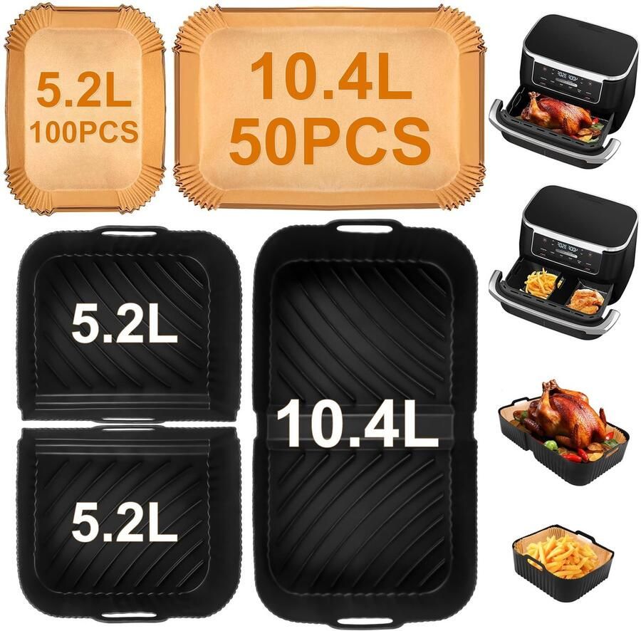 Omgoods Air Fryer Accessoires Set voor Ninja