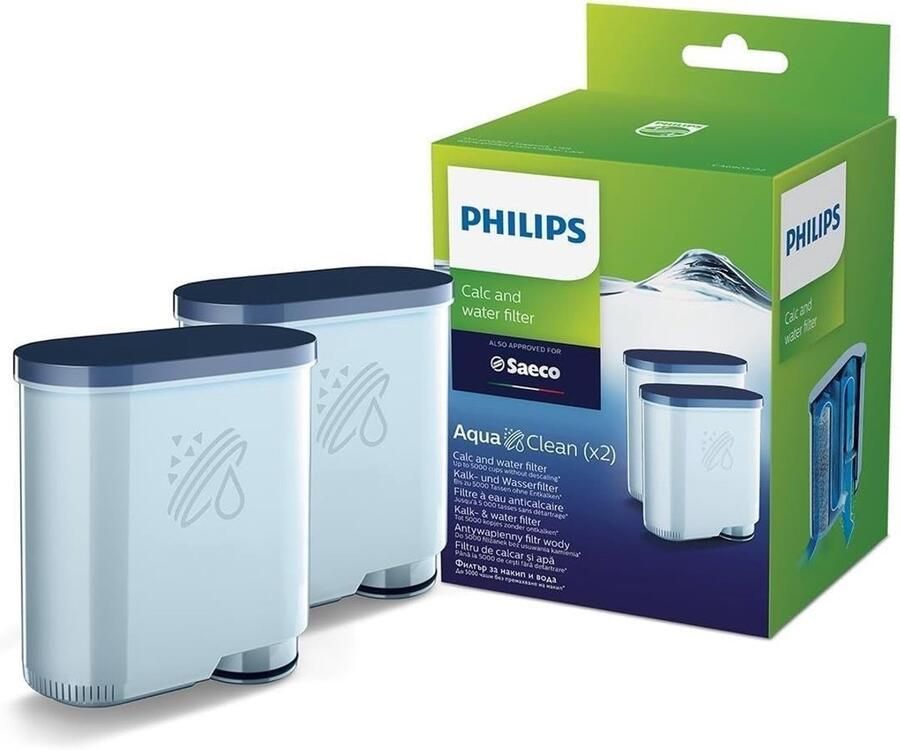 Omgoods AquaClean Kalk- en Waterfilter voor Espressomachines (Twin Pack)