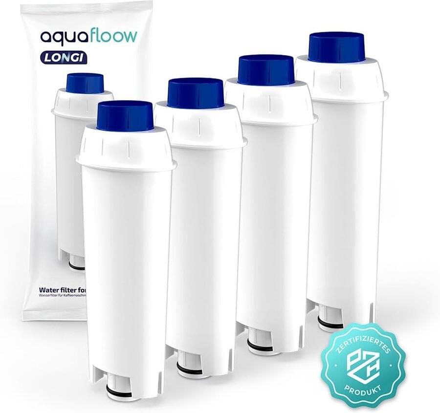 Omgoods Aquafloow 4x Waterfilter voor DeLonghi Koffiezetapparaat