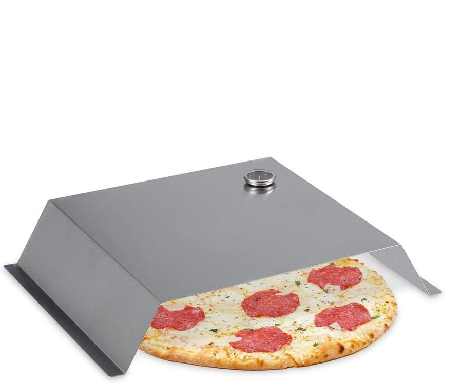 Omgoods BBQ Pizza Oven Accessoire met Thermometer