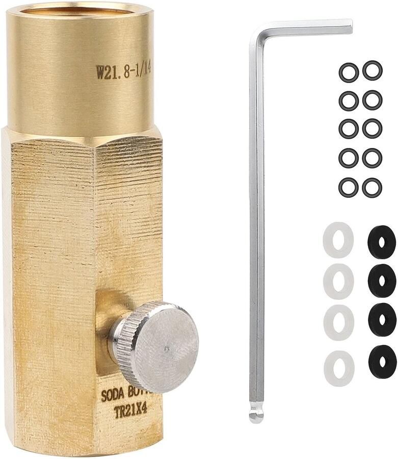 Omgoods CO2 Adapter voor Sodastream Gemaakt van Messing