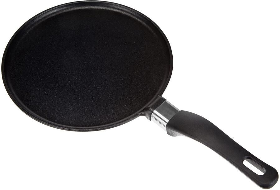 Omgoods Crepe Pan met Antiaanbaklaag Aluminium 20 cm Zwart