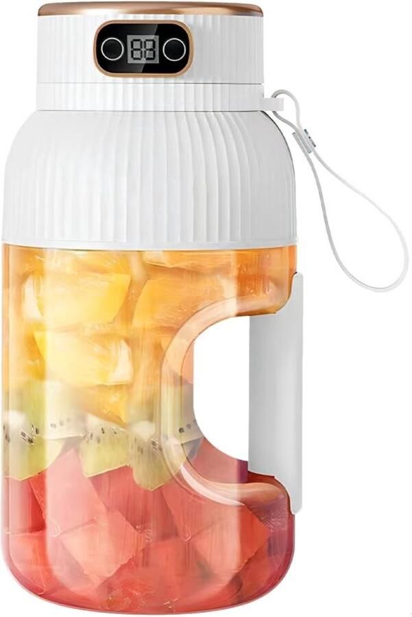 Omgoods Draagbare Blender met Digitale Weergave en USB Oplaadbaar
