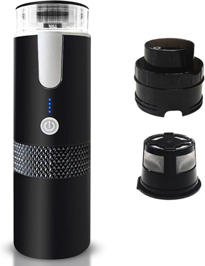 Omgoods Draagbare Elektrische Espresso Machine Voor Camping en Reisgebruik