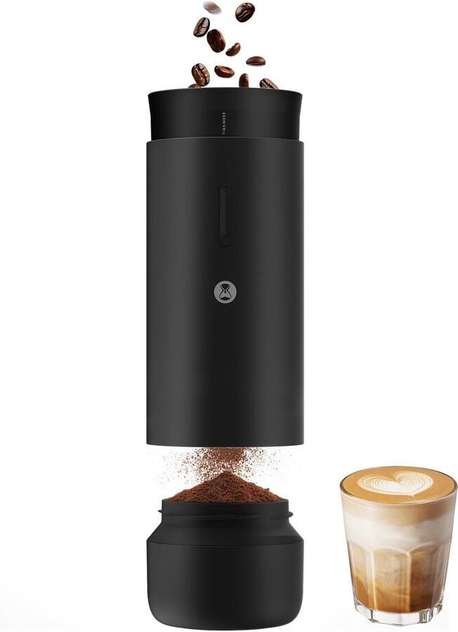 Omgoods Draagbare Elektrische Koffiemolen met 30 Maalstanden