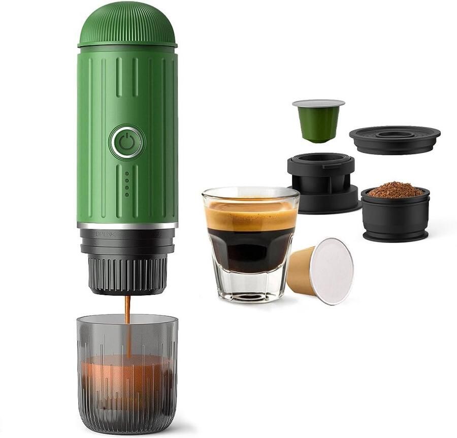 Omgoods Draagbare Espresso Machine met USB-C Opladen
