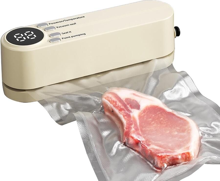 Omgoods Draagbare Mini Vacuum Sealer met Accessoires