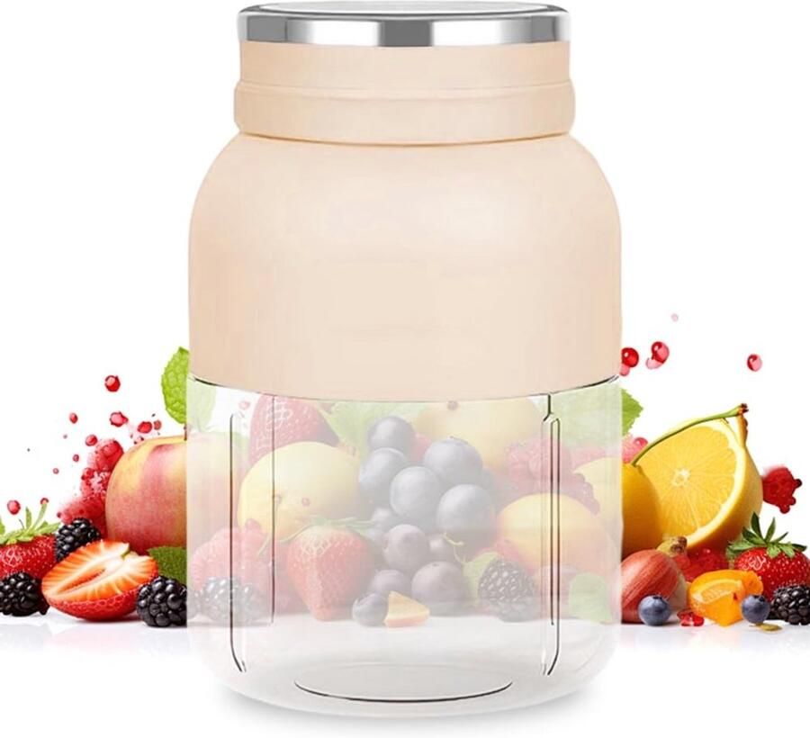 Omgoods Draagbare Mixer 1200ml met USB-C Oplaadbare Blender - Foto 1