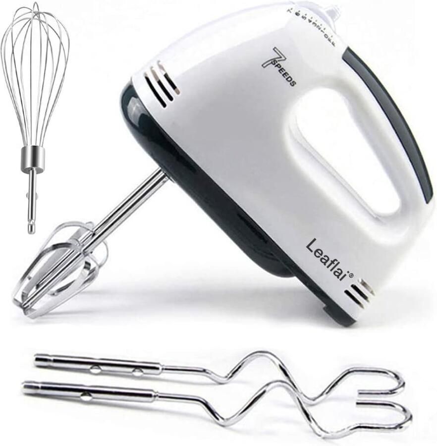 Omgoods Elektrische Handmixer met 7 Snelheden en Turbo Functie