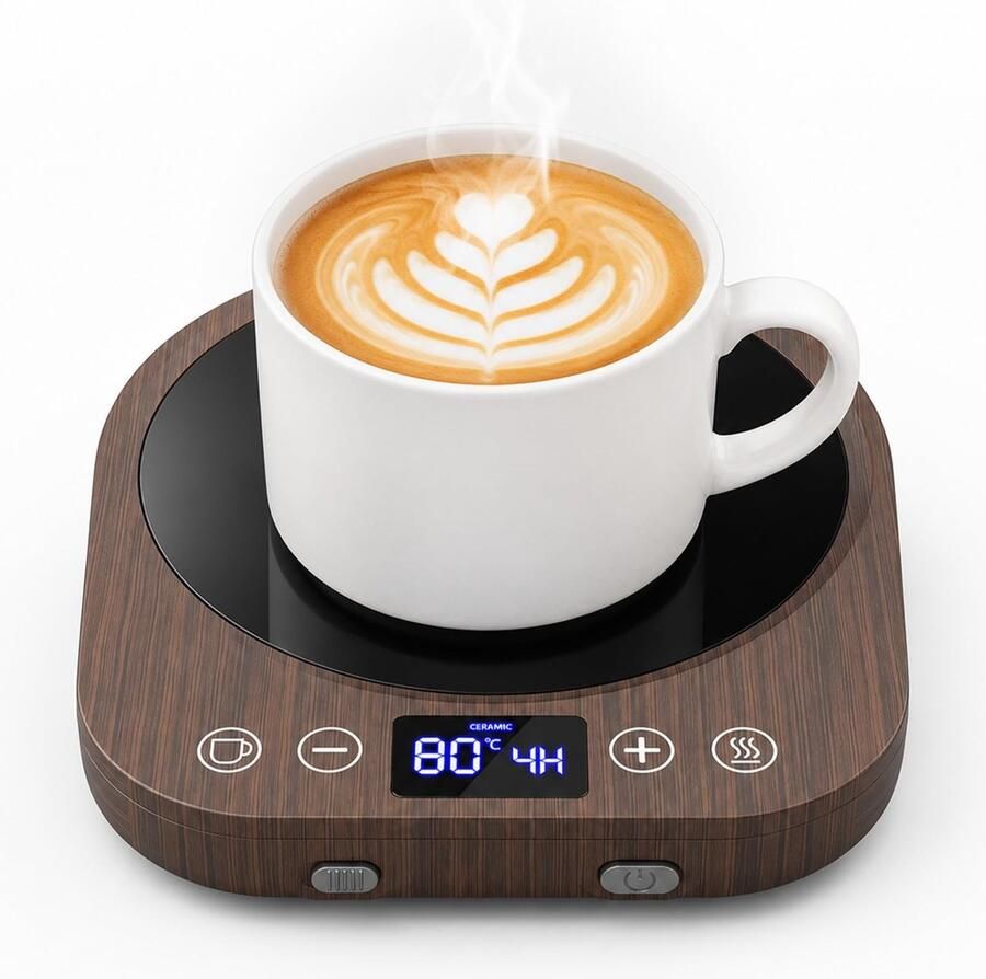 Omgoods Elektrische Koffiewarmer met 9 Temperatuuropties