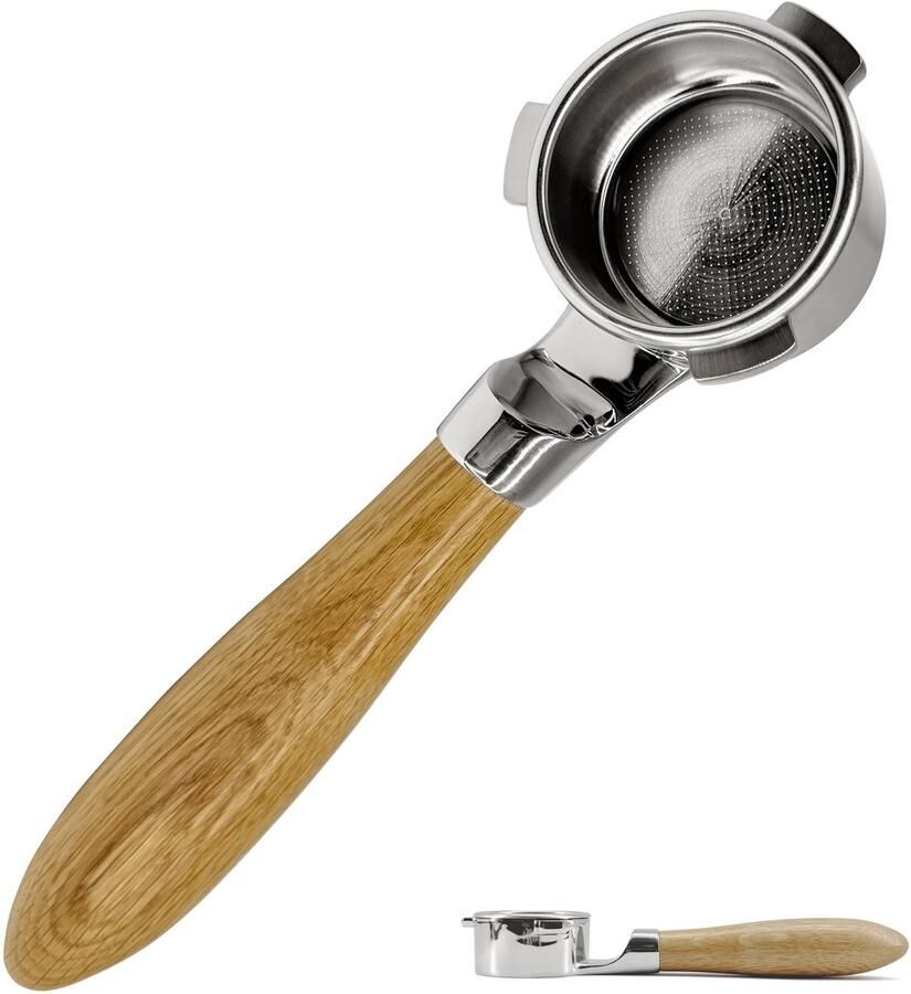 Omgoods Espresso Bottomless Portafilter 54mm voor Breville Stabiele Plaatsing